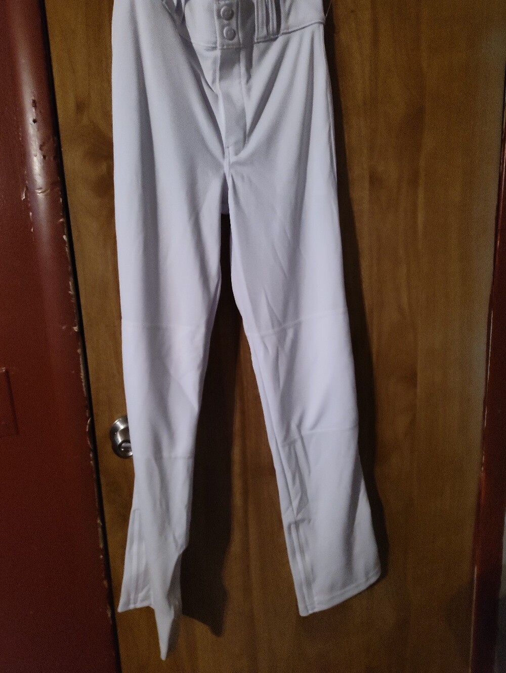 Men's White Performance Baseball Pants